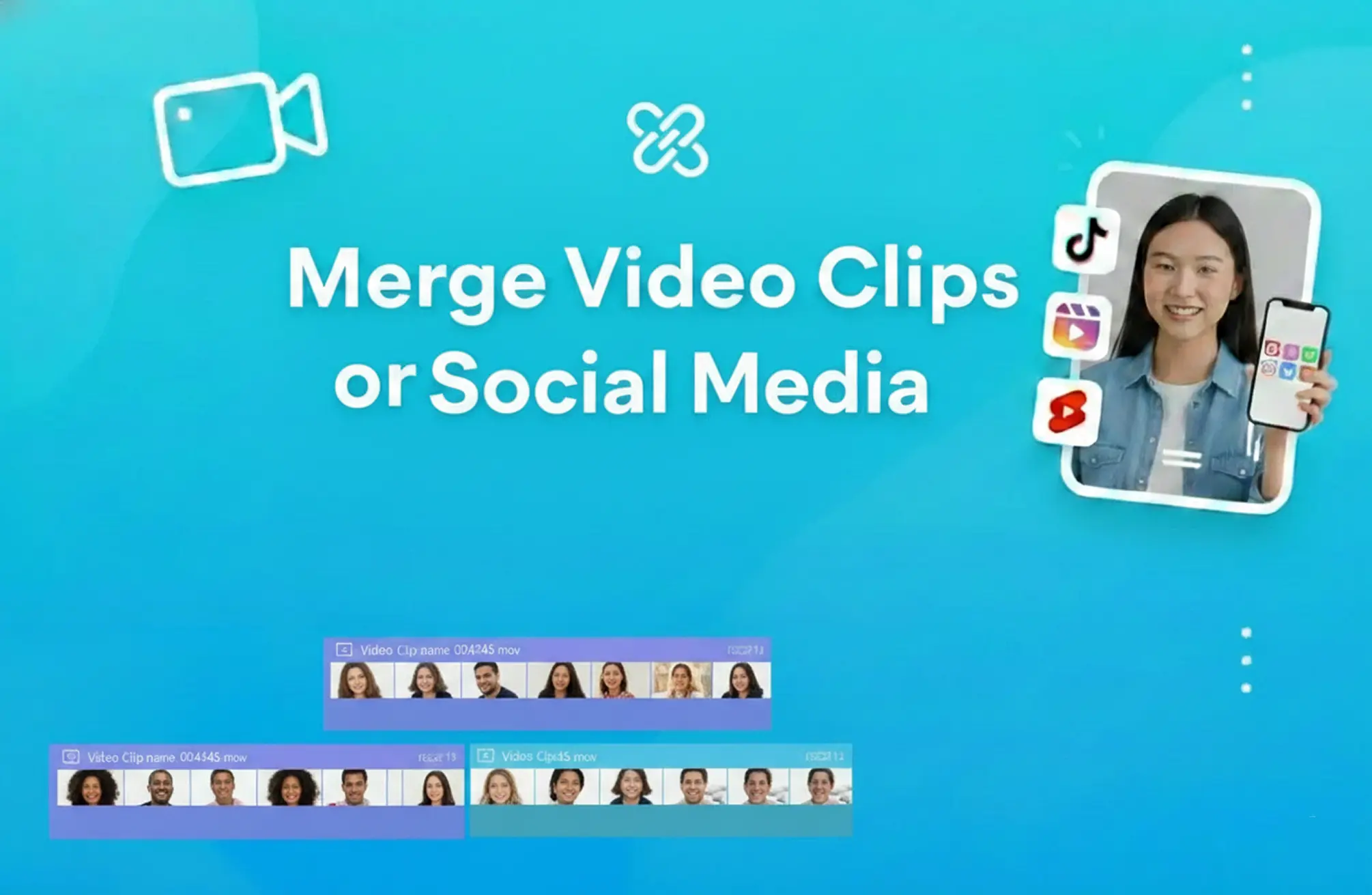 Video's Samenvoegen voor TikTok, Reels & Shorts