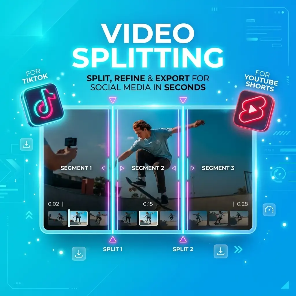 Lange video's splitsen